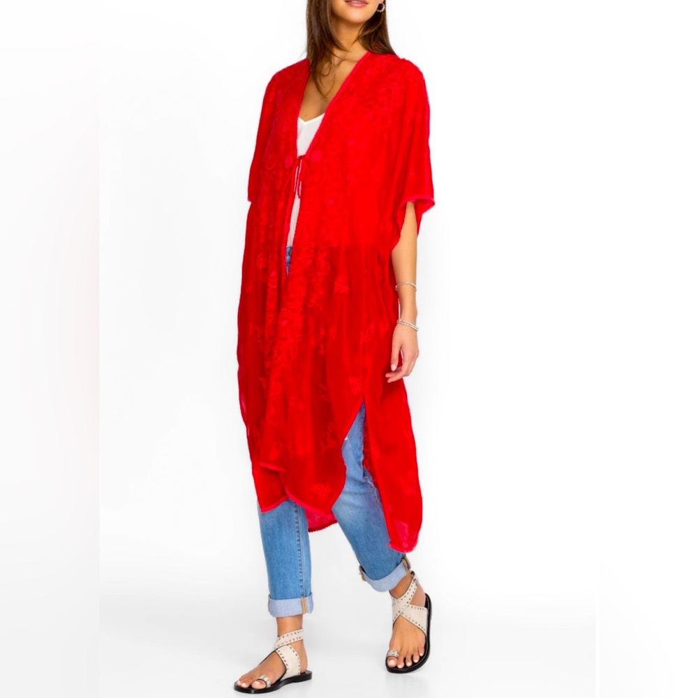 JOHNNY WAS Sea Georgia Kimono